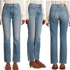 Lafayette 48 New York “Reeve” High Rise Straight Leg Jeans Size 4/27